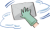 雑巾がけのイラスト