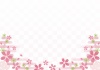 和柄の背景素材（桜）
