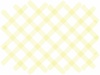 手描きの水彩風お洒落な斜めチェックの背景素材 黄色