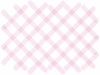 手描きの水彩風おしゃれな斜めチェックの背景素材 ピンク