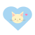 ホワイトデー　猫