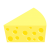 チーズ。発酵して穴が空いている。