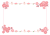 ひな祭り桃の花フレーム（枠）