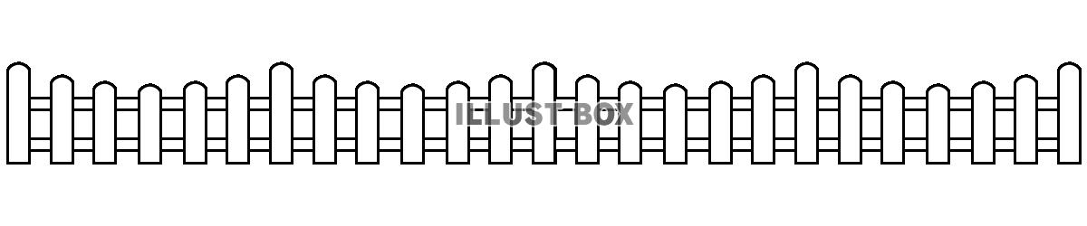 フェンスのライン素材シンプル飾り罫線イラスト透過png