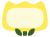かわいいチューリップのフレーム背景
