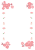 ひな祭り桃の花フレーム(縦）