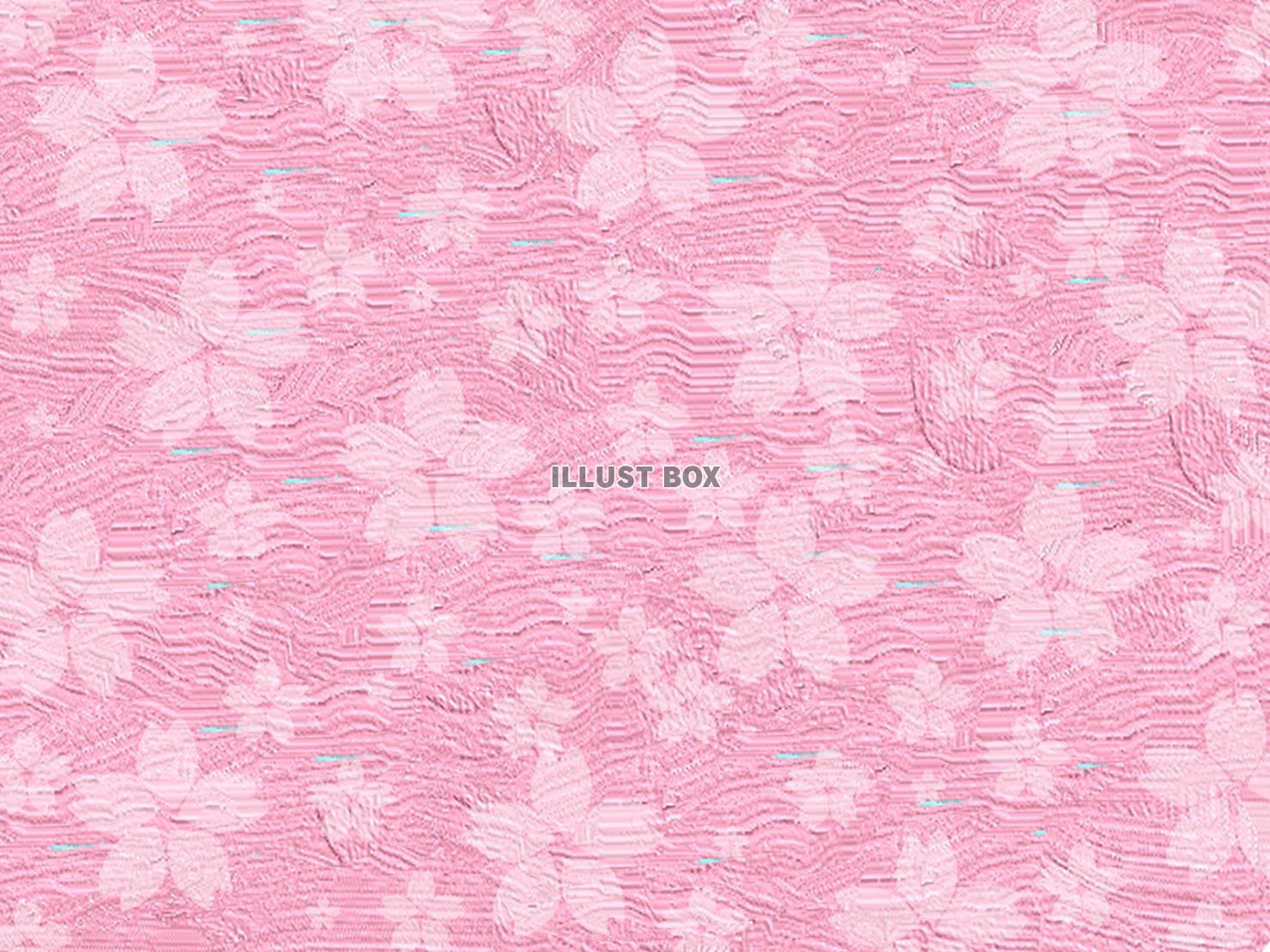 JPEG:桜の透かし入りのフレーム素材＿01