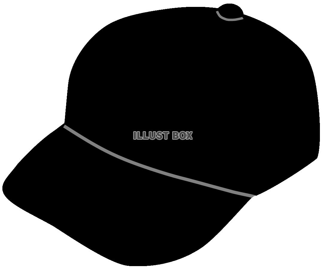 黒いの野球帽