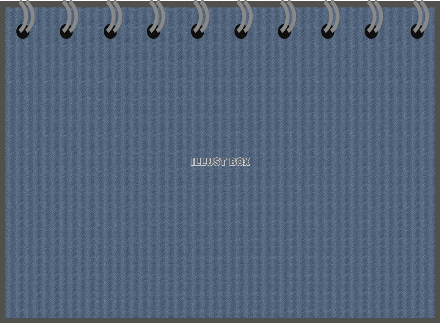 PNG：スケッチブック風のフレーム素材