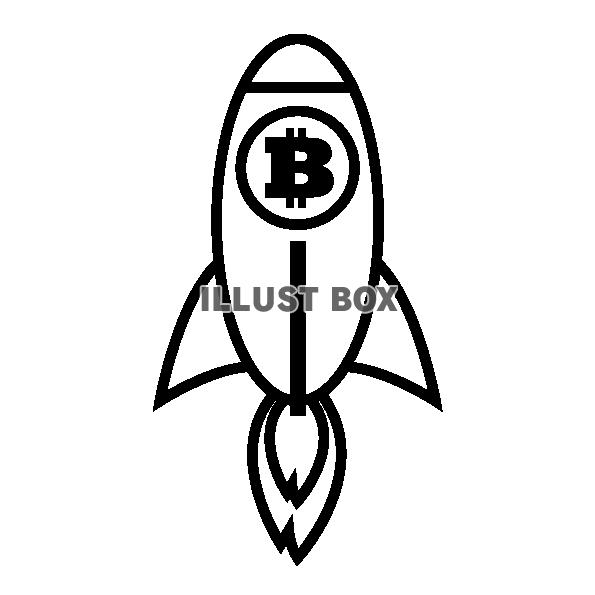 仮想通貨ビットコインの急騰ロケット