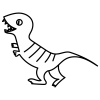 動物　恐竜　ティラノザウルス　ネコ目