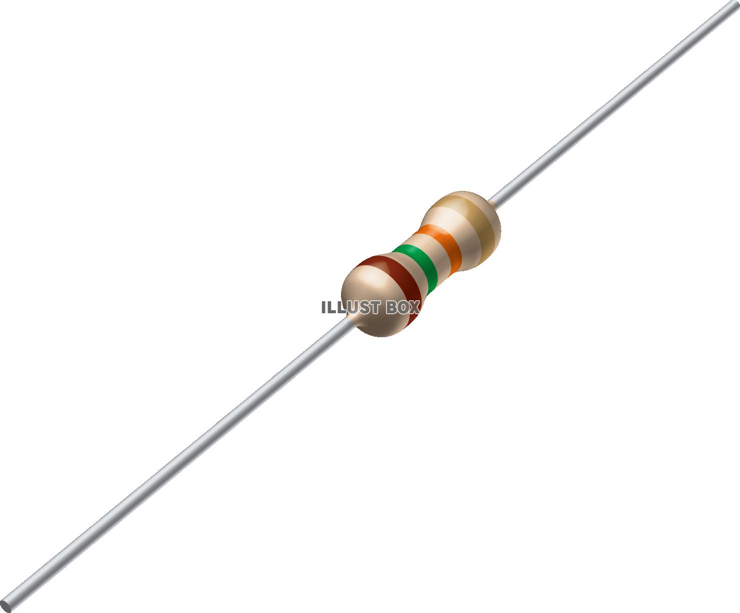 リアルな電子部品 抵抗器