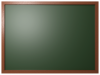 黒板のリアルな3DCGフレーム【透過PNG】