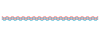 シンプルなライン素材（赤青）透過PNG