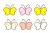 いろんな蝶々のフリーイラスト素材