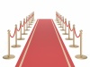 赤い絨毯・レッドカーペットの3DCG背景