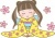 着物姿のかわいい女の子