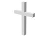 立体的（3D）な十字架マーク