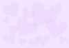 パステルカラーのハートの背景２　紫