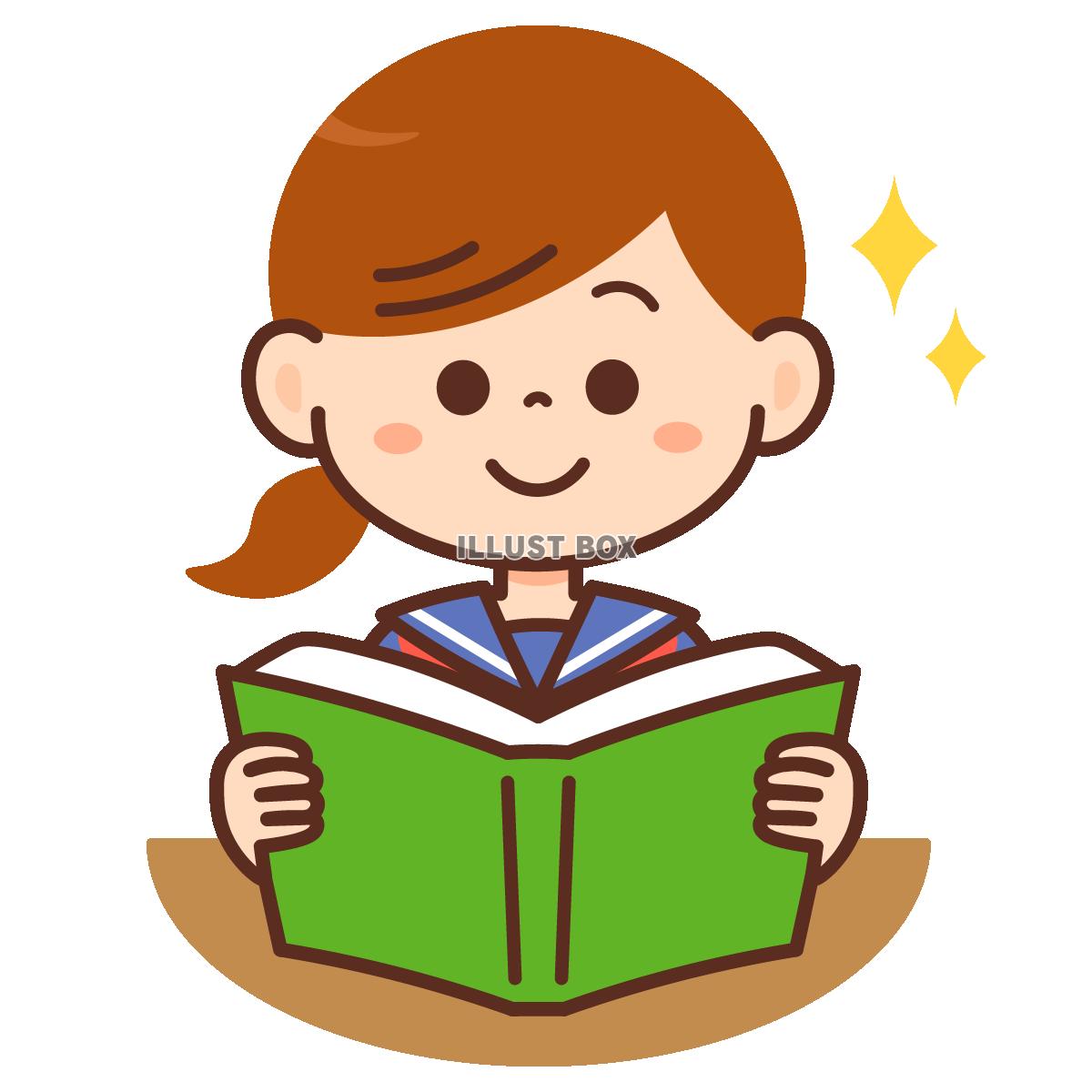 読書を楽しむ女子学生