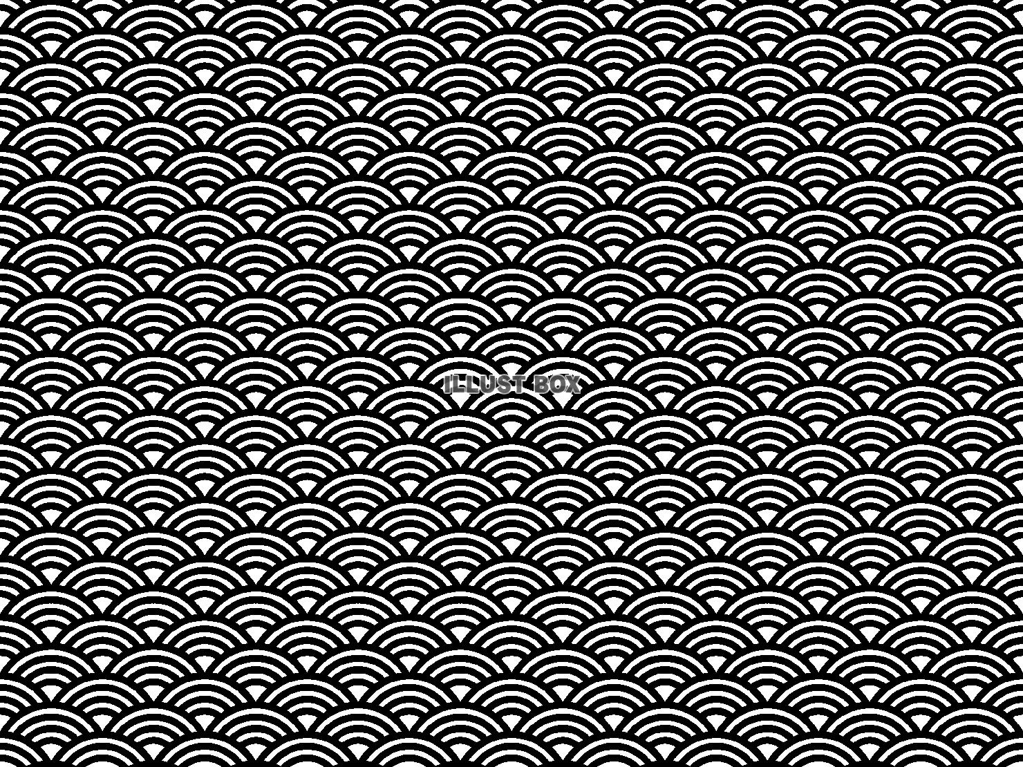 和柄青海波模様壁紙画像シンプル背景素材イラストpng透過