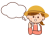 農家の女性　吹き出し