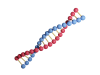 DNA（遺伝子）の3DCG素材・透過PNG