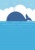 クジラのフラットな背景イラスト
