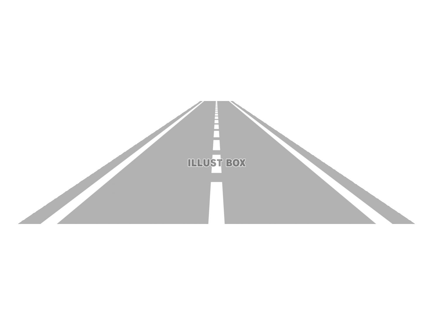 道路のシンプルなワンポイントイラスト・透過PNG