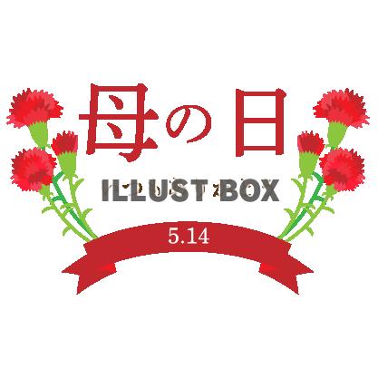 2023年5月14日　母の日　カーネーションとリボンを組み合...