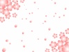 桜の花びらが舞っている背景01