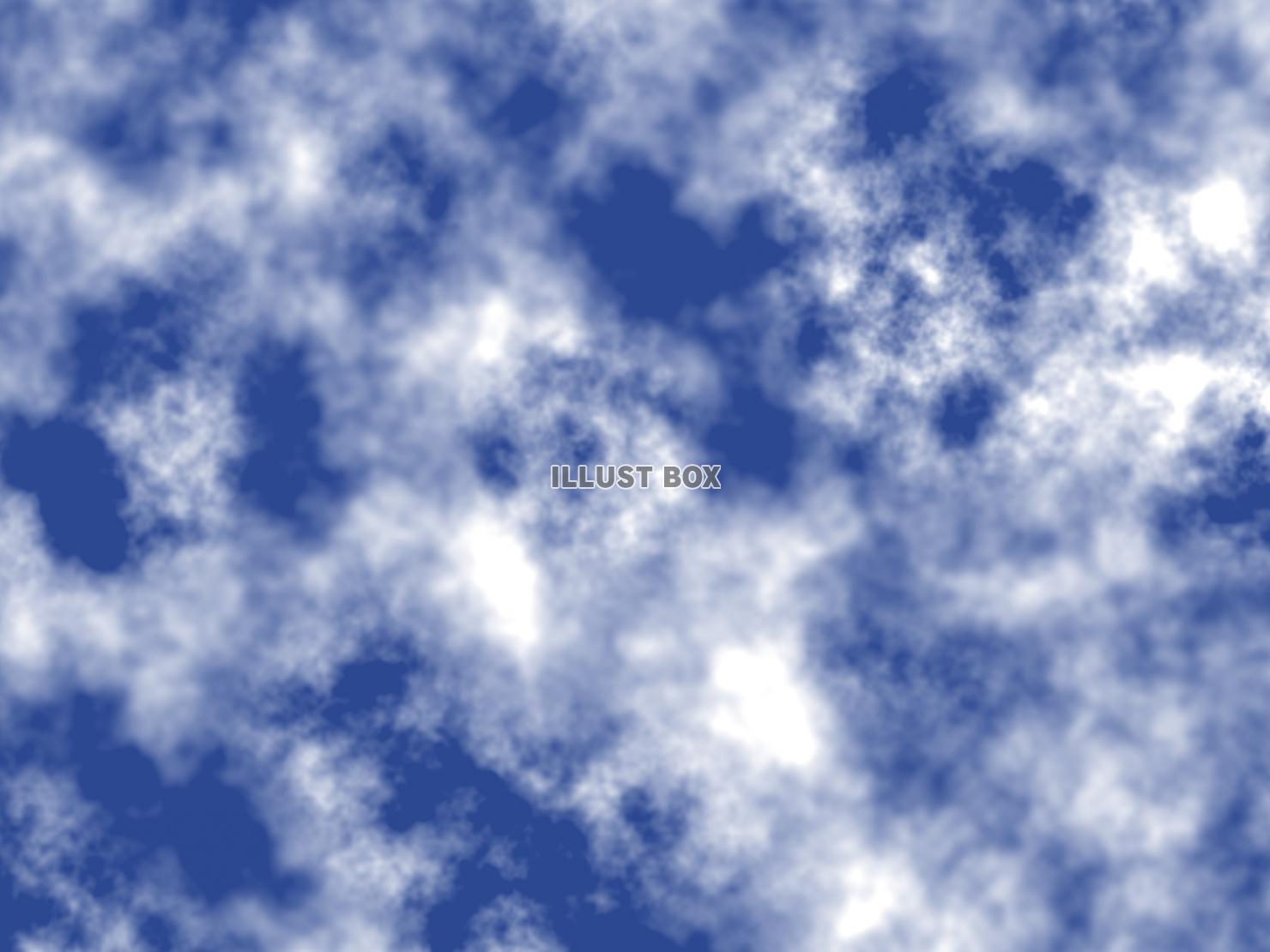 雲と青空の背景【JPEG】