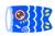 青色こいのぼり　透過png