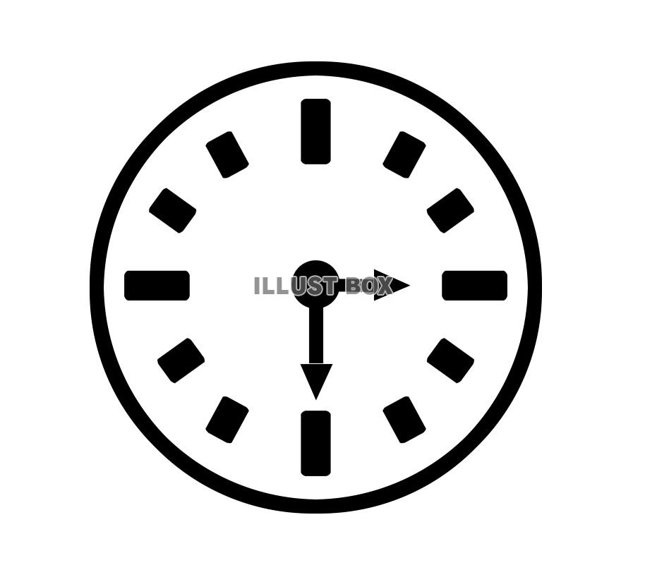 シンプルな時計（jpeg)