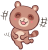 大笑いするタヌキさん