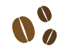 コーヒー豆のアイコン素材・透過PNG