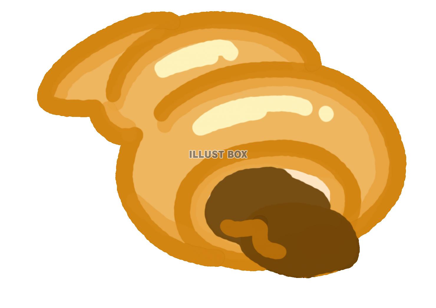 チョココロネ　透過