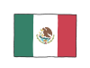 手描き国旗シリーズ　メキシコ