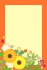 黄色い花のポストカード