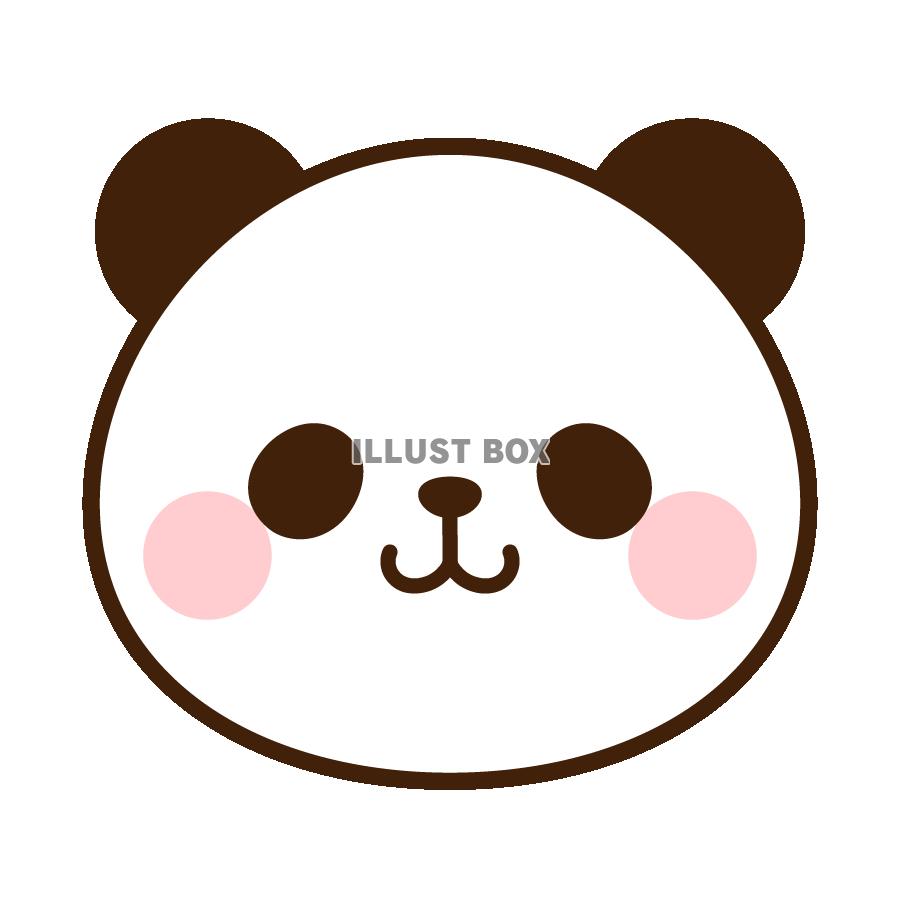 パンダ　顔