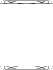 お洒落な線画フレームシンプル飾り枠素材イラスト透過png