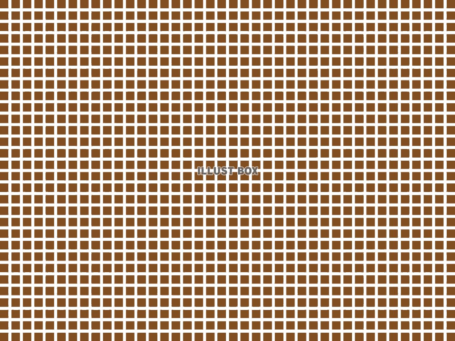 シンプルな角ドットの背景【PNG】茶