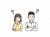 疑問、考える夫婦のイラスト
