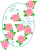 薔薇の花模様壁紙画像シンプル背景素材イラスト透過png