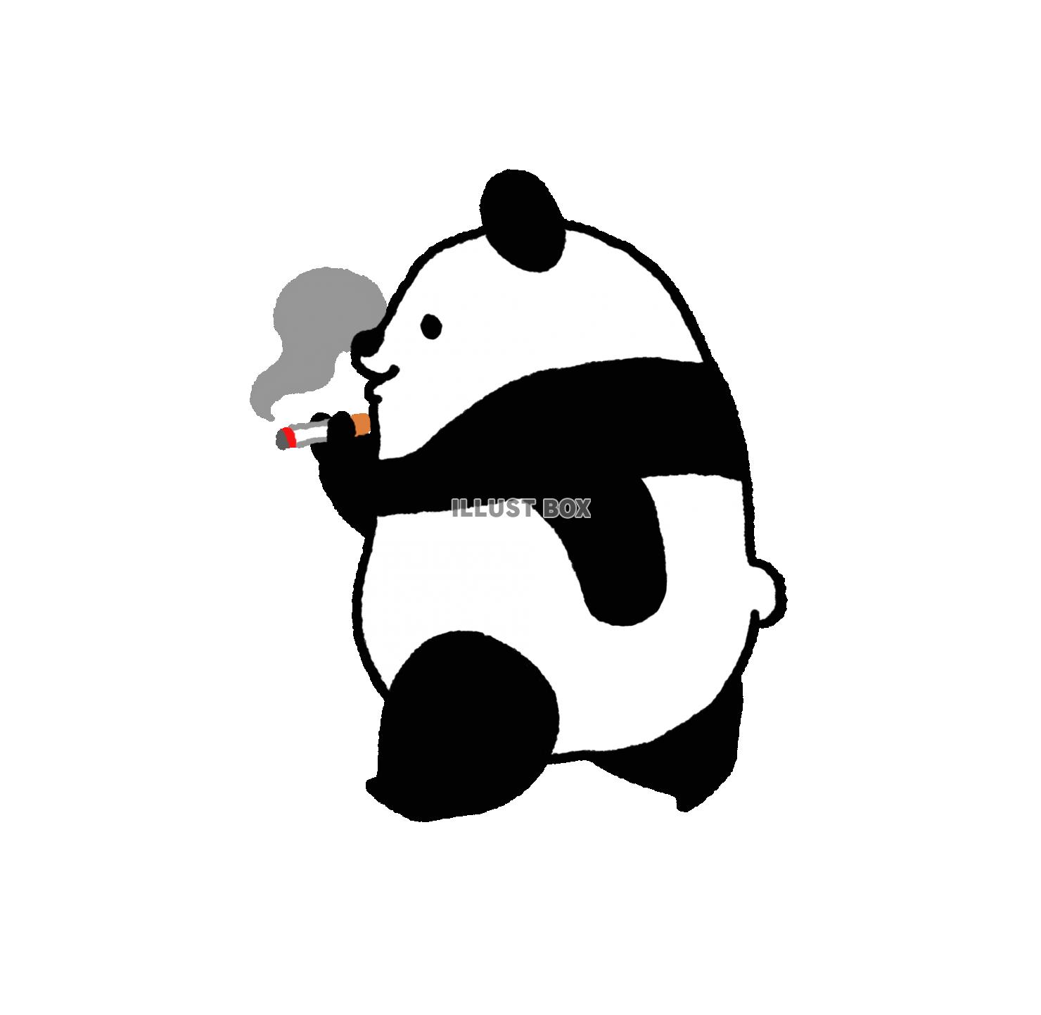 パンダシリーズ　ダメ！路上喫煙