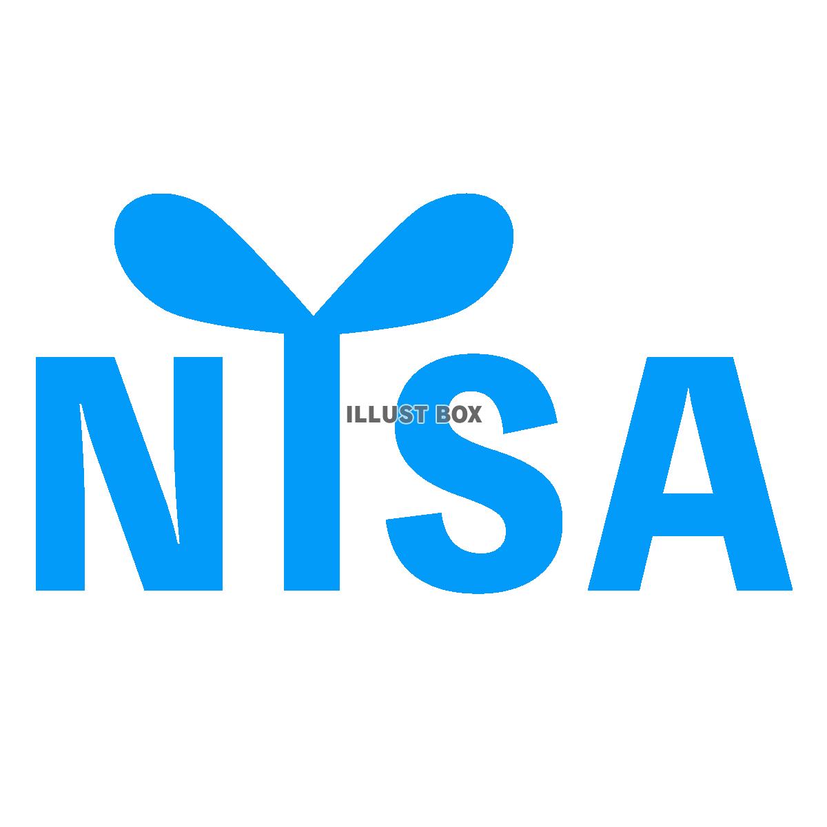 シンプルなNISAのロゴ３
