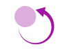 矢印と円の組み合わせ図形【PNG】_04