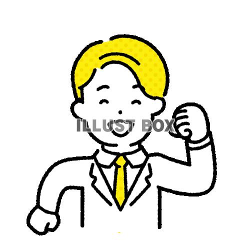 かわいい人物　働く男性A00033