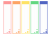 かわいい七夕の短冊