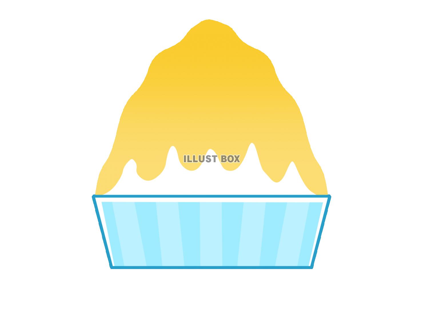 かき氷　レモン